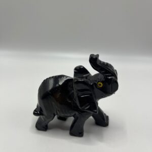 Elefante Pequeño Cuarzo Negro